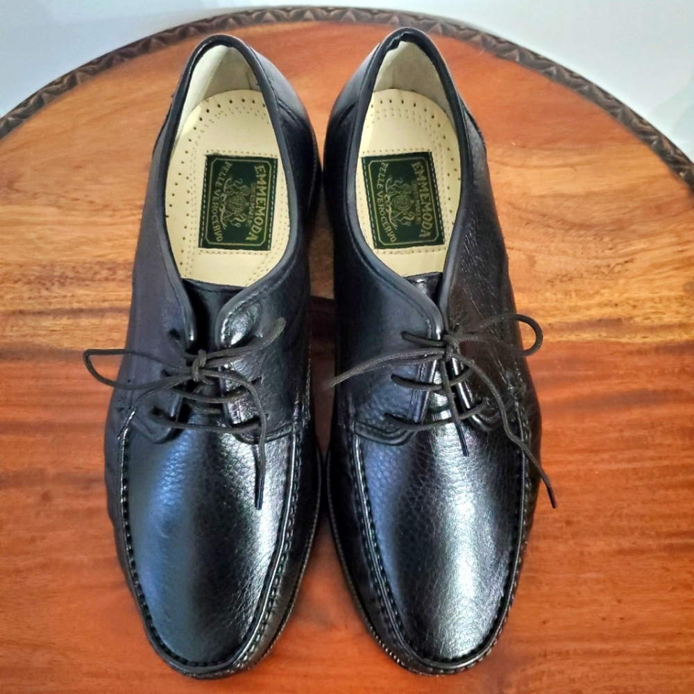 EMMEMODA Italian Leather Men's Dress Shoe Size 44 Never Been Worn